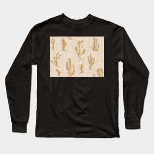 Cacti Canvas - honey Long Sleeve T-Shirt